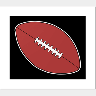 American Football Sticker Style Design Posters and Art